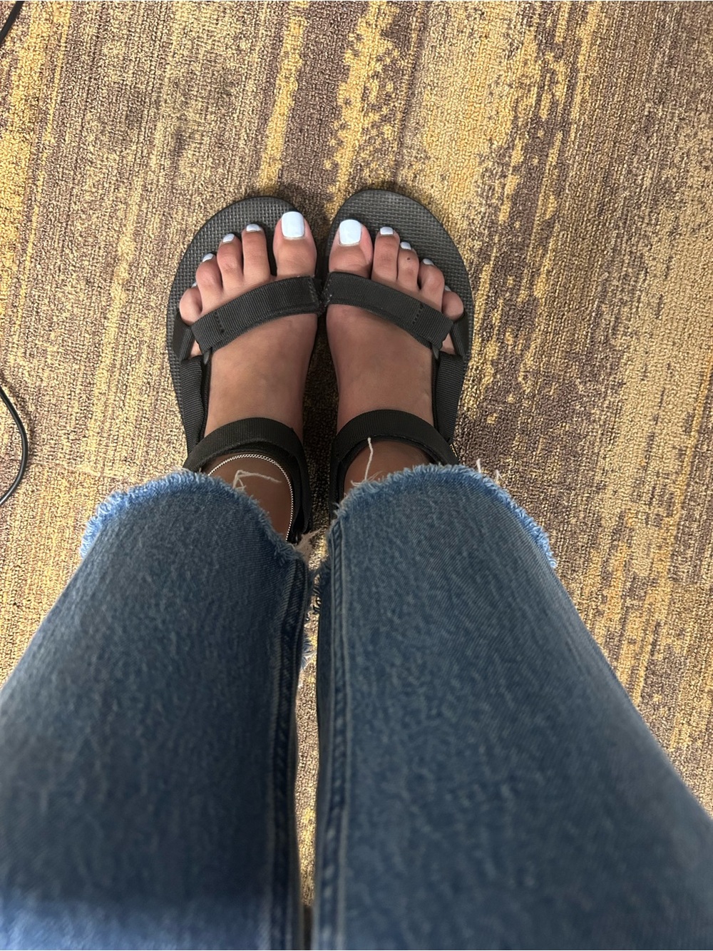 Black Women's Teva Sandals